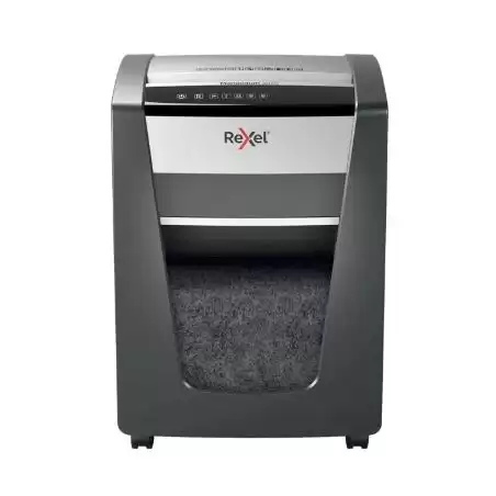 (2104577EU) REXEL DESTRUCTORA MOMENTUN M515 MICRO CORTE 2X15MM - HASTA 15 HOJAS A LA VEZ - NEGRO