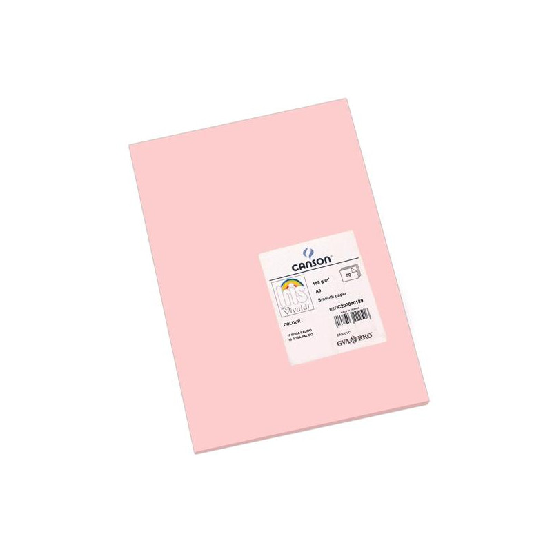 (C200040189) IRIS CARTULINA 297X420MM 185GR ROSA -50U-