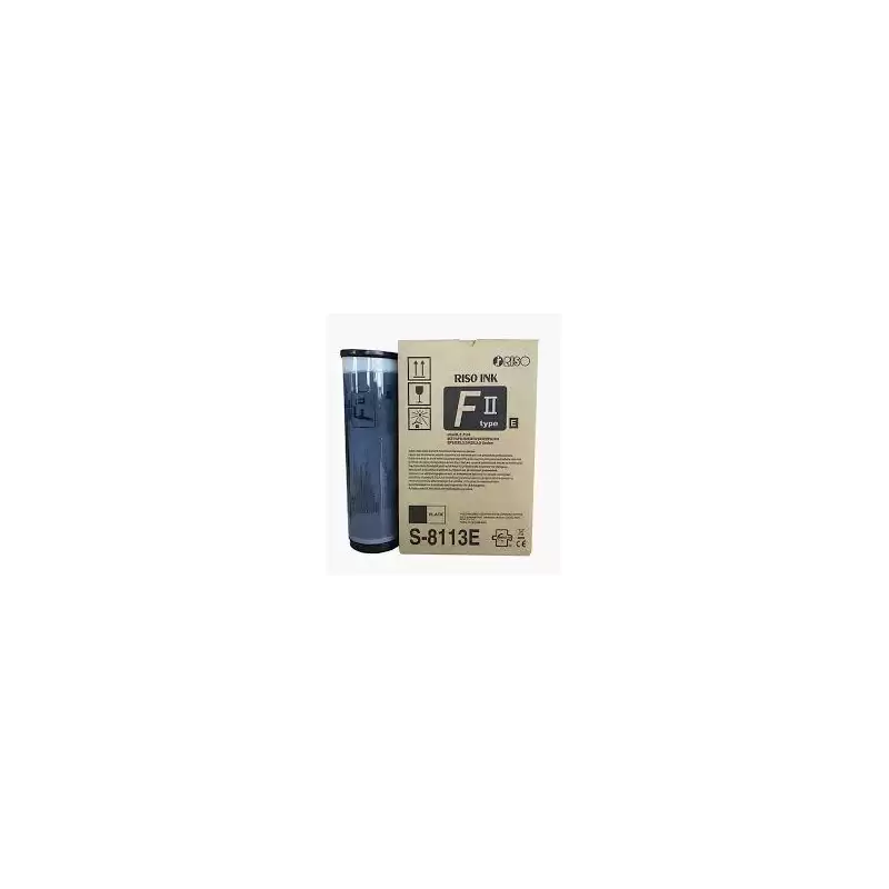 (S-8113E) RISO TINTA NEGRO SERIE EZ/SF/RZ/MZ (PACK 2) (SUSTITUYE A S7612E S4253A S6930E)