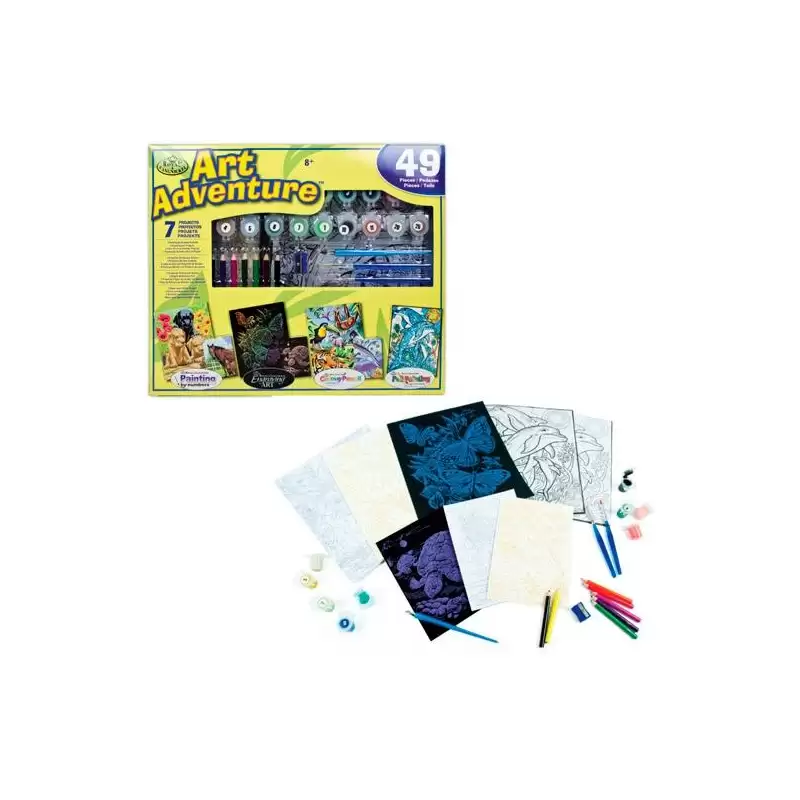 (AVS-101) ROYAL LANGNICKEL JUEGO DE ARTE ADVENTURE SUPER VALUE 7 PROYECTOS
