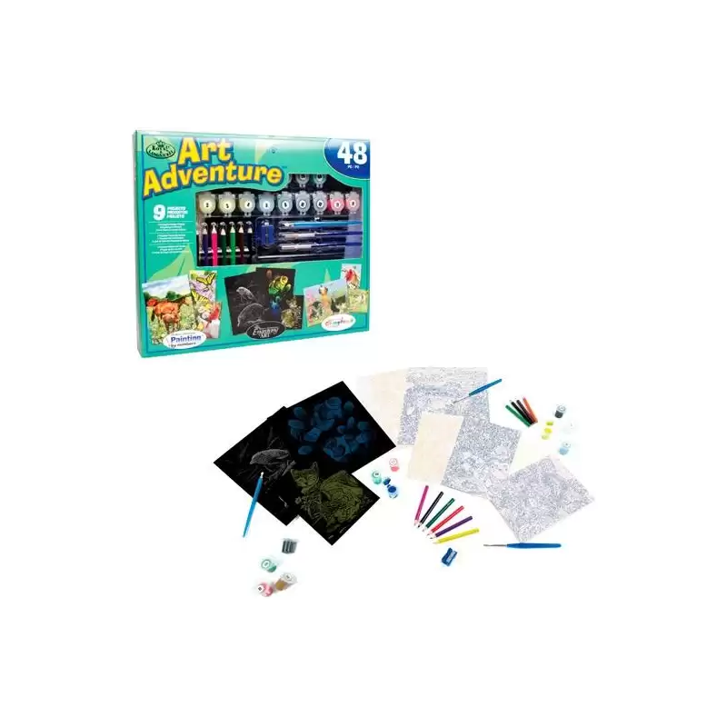 (AVS-105) ROYAL LANGNICKEL JUEGO DE ARTE ADVENTURE SUPER VALUE 9 PROYECTOS
