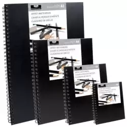 (RSB-A3) ROYAL LANGNICKEL CUADERNO DE BOCETOS A3 ESPIRAL TAPA DURA