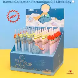 (EZV-2635) ROYMART PORTAMINAS LITTLE BOY 2 COLORES 0.5 EXPOSITOR 36 UD C/SURTIDOS