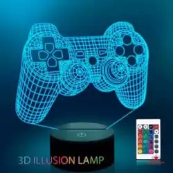 (NH-390) ROYMART LÁMPARA LED NIGHT LIGHT MANDO CONSOLA CONTROL REMOTO USB 16 COLORES