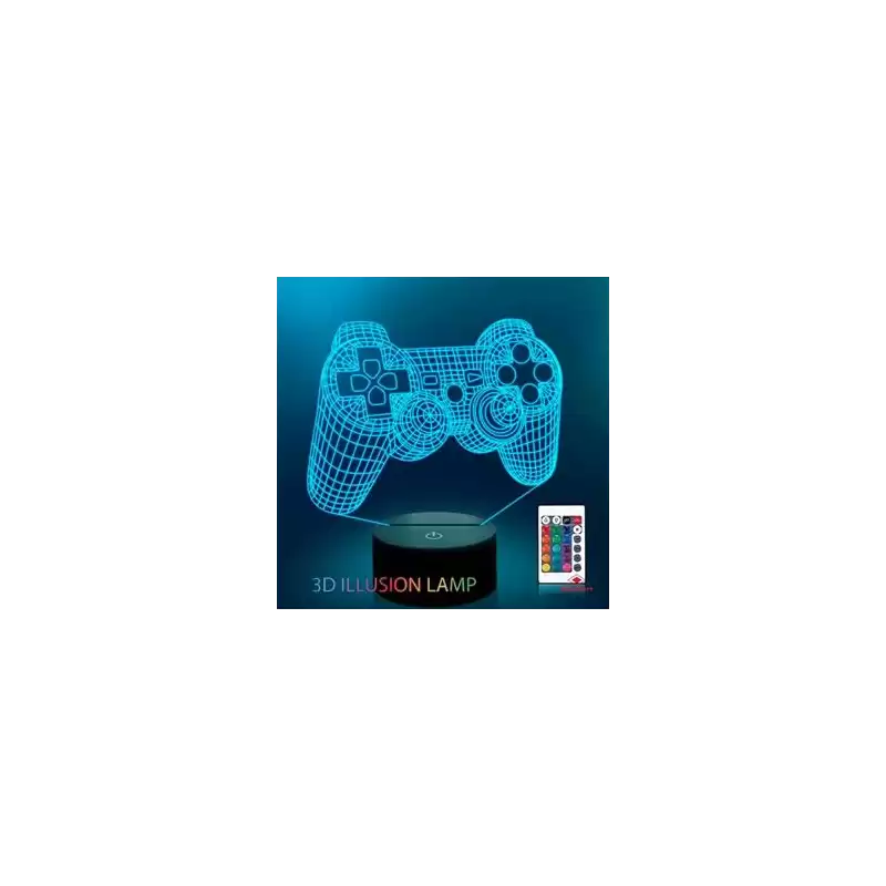 (NH-390) ROYMART LÁMPARA LED NIGHT LIGHT MANDO CONSOLA CONTROL REMOTO USB 16 COLORES