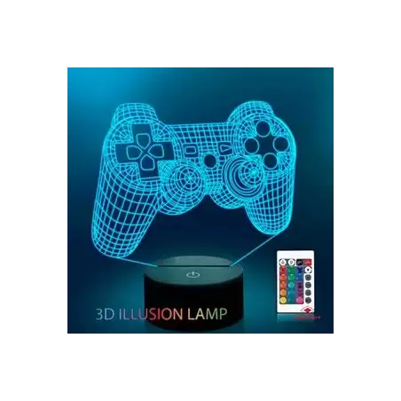 (NH-390) ROYMART LÁMPARA LED NIGHT LIGHT MANDO CONSOLA CONTROL REMOTO USB 16 COLORES