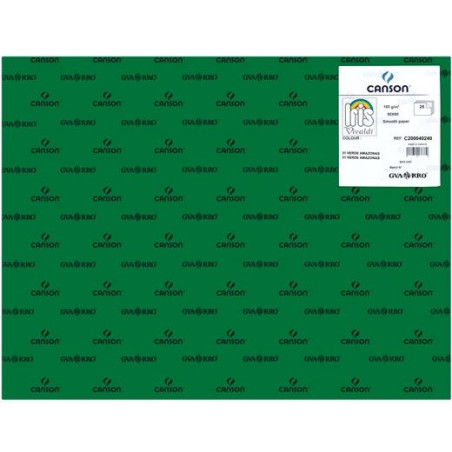 (C200040240) IRIS CARTULINA 50X65CM 185GR VERDE AMAZONAS -25U-