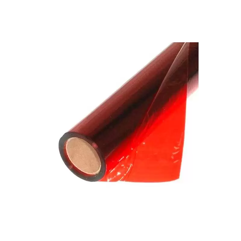 (12501) SADIPAL PAPEL CELOFÁN PLIEGOS MICROPERFORADO ROLLO 25H 50X65CM ROJO