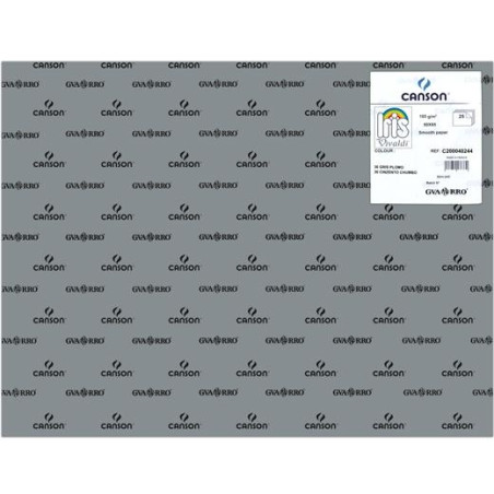 (C200040244) IRIS CARTULINA 50X65CM 185GR GRIS PLOMO -25U-