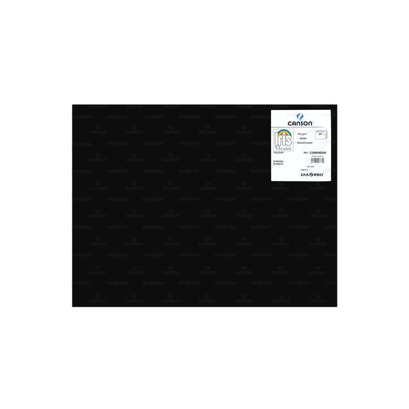 (C200040245) IRIS CARTULINA 50X65CM 185GR NEGRO -25U-