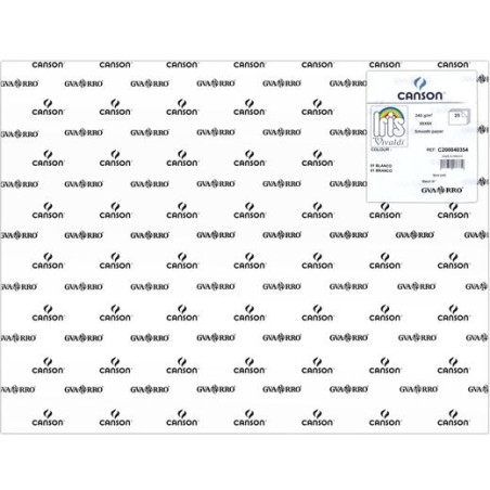 (C200040354) IRIS CARTULINA 50X65CM 240GR BLANCO -25U-