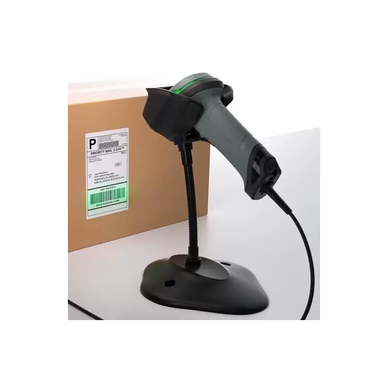 (140-0747) SAFESCAN 330-W ESCÁNER DE CÓDIGOS DE BARRAS CON CABLE USB-A Y SOPORTE 1D Y2D