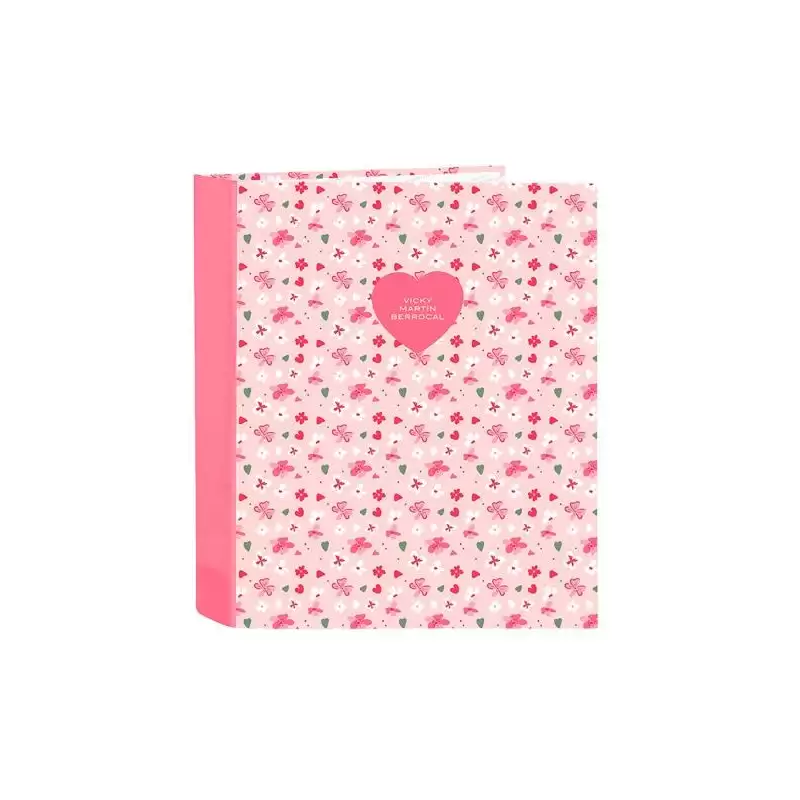 (512436657) SAFTA CARPETA DE ANILLAS 4X35MM FOLIO LOMO ANCHO VMB "IN BLOOM"