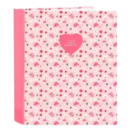 (512436657) SAFTA CARPETA DE ANILLAS 4X35MM FOLIO LOMO ANCHO VMB "IN BLOOM"