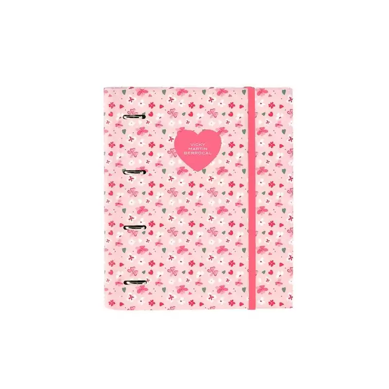 (512436666) SAFTA CARPETA DE ANILLAS 4X35MM A4 C/RECAMBIO 100H 80GR 5X5 C/SEPARADORES T/DURAS VMB "IN BLOOM"