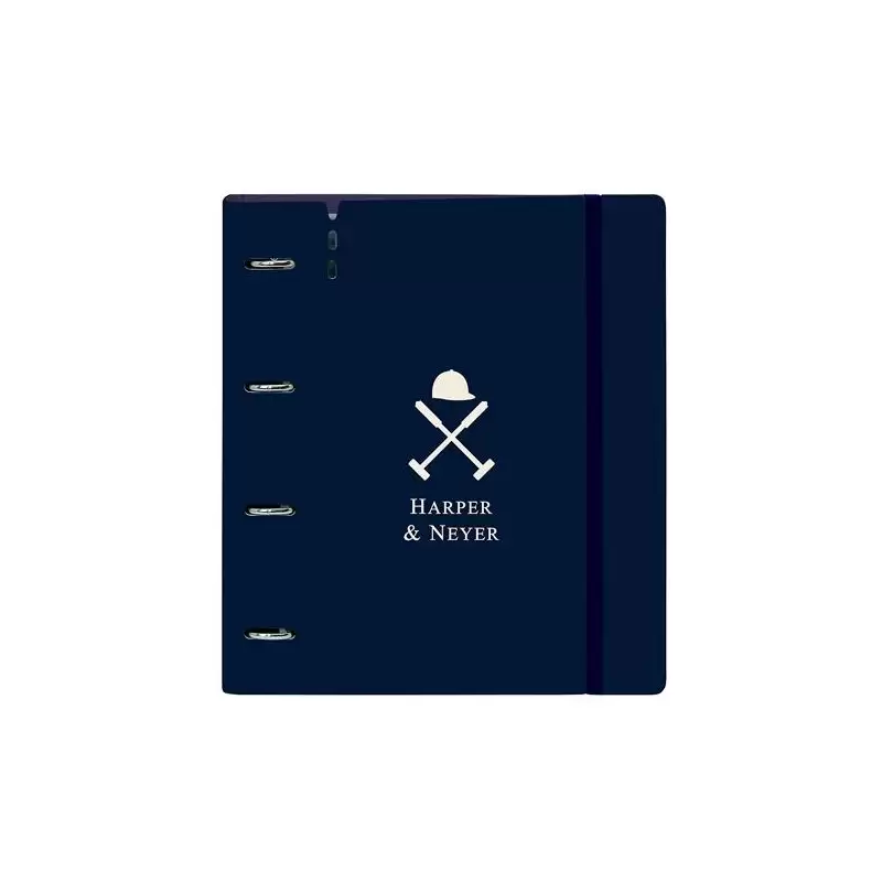 (512459667) SAFTA CARPEBLOCK ANILLAS 4X35MM C/RECAMBIO 100H A4 TAPAS PP FOAM C/SEPARADORES HARPER & NEYER