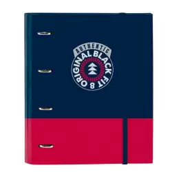 (542341666) SAFTA CARPETA DE ANILLAS 4X35MM A4 C/RECAMBIO 100H 80GR 5X5 C/SEPARADORES T/DURAS BLACKFIT8 AUTHENTIC