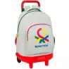 (612352918) SAFTA MOCHILA GRANDE C/RUEDAS COMPACT EXTRAÍBLE BENETTON "POP"