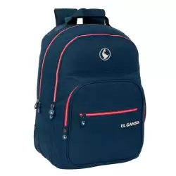(612409773) SAFTA MOCHILA DOBLE ADAPTABLE CARRO EL GANSO "CLASSIC" 20L AZUL