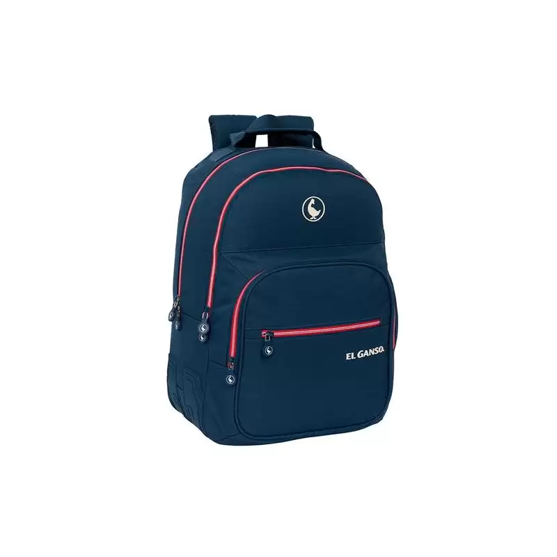 (612409773) SAFTA MOCHILA DOBLE ADAPTABLE CARRO EL GANSO "CLASSIC" 20L AZUL