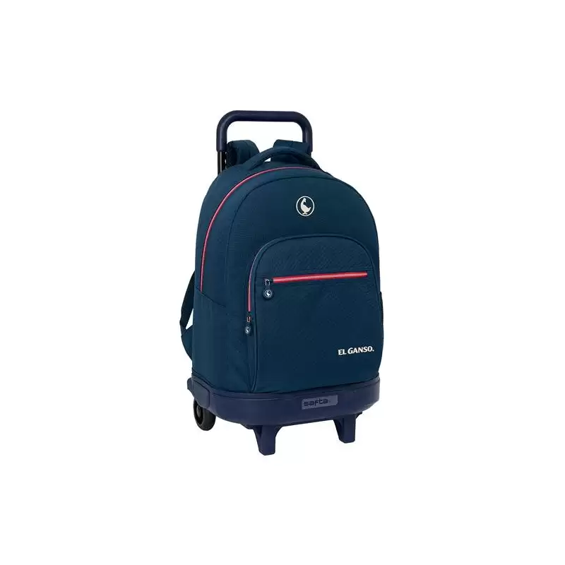 (612409918) SAFTA MOCHILA GRANDE C/RUEDAS COMPACT EXTRAIBLE EL GANSO "CLASSIC"