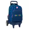 (612550218) SAFTA MOCHILA GDE. C/RUEDAS COMPACT EVOL. EXT. BENETTON "DAMERO"