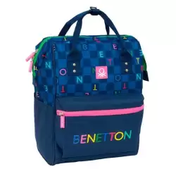 (612550838) SAFTA MOCHILA CON ASAS PARA PORTATIL 13" BENETTON "DAMERO"