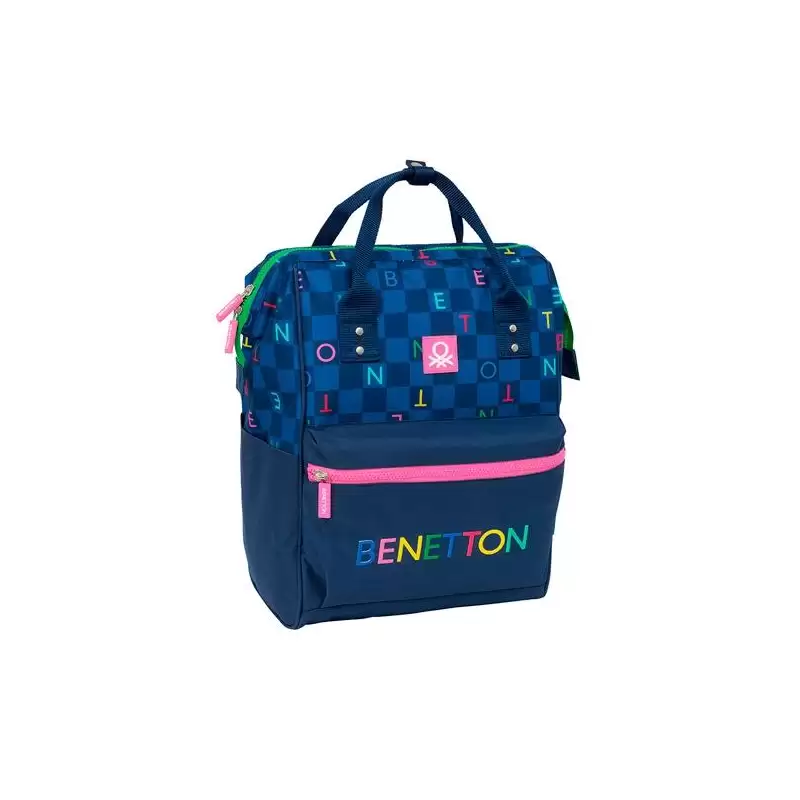 (612550838) SAFTA MOCHILA CON ASAS PARA PORTATIL 13" BENETTON "DAMERO"