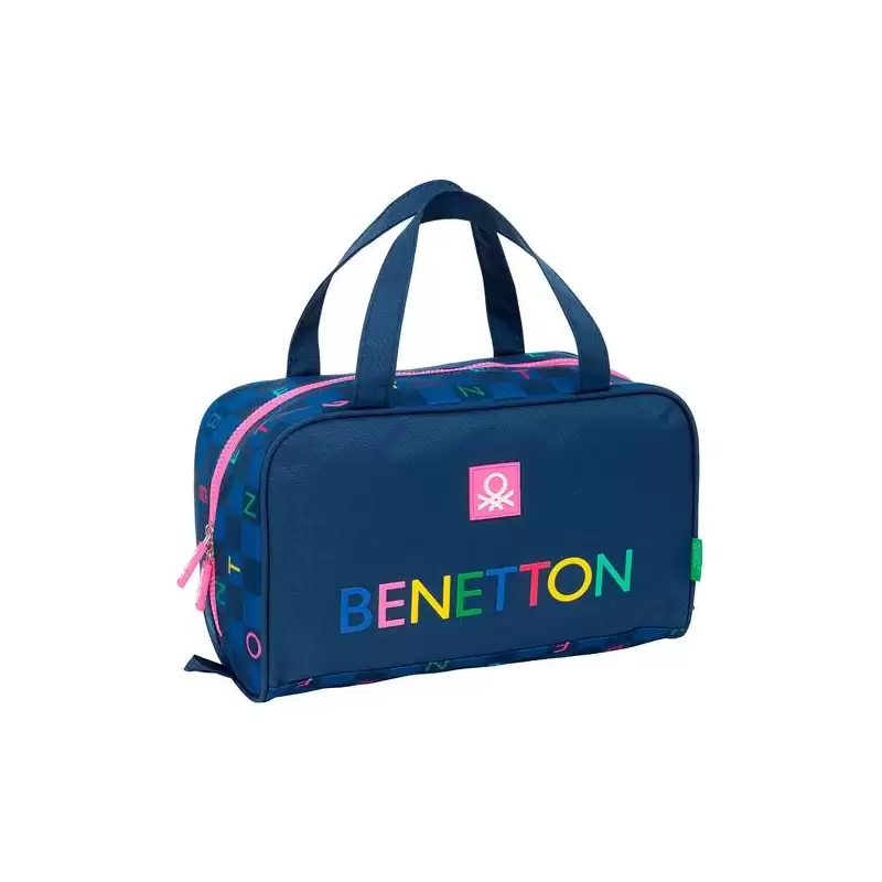 (812550720) SAFTA NECESER RECTANGULAR 8L BENETTON "DAMERO"