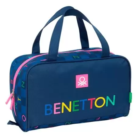 (812550720) SAFTA NECESER RECTANGULAR 8L BENETTON "DAMERO"
