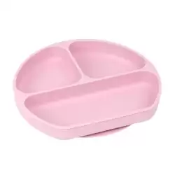 (822107923) SAFTA PLATO SILICONA CON VENTOSA "KOALA" PINK