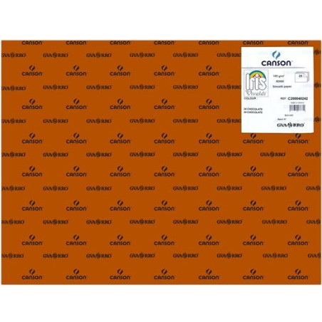(C200040242) IRIS CARTULINA 50X65CM 185GR CHOCOLATE -25U-