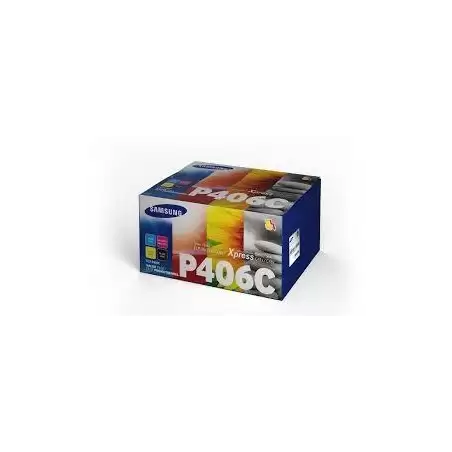 (SU375A) SAMSUNG CLP-360/CLP-365 RAINBOW TONER KIT (C/M/Y/K) CLTP406C