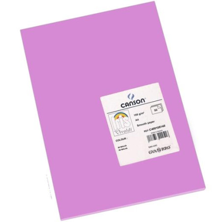 (C400108140) IRIS CARTULINA 210X297MM 185GR MALVA -50U-