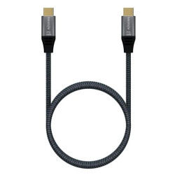 (A107-0671) AISENS CABLE USB 3.2 5A 100W 8K@30HZ TIPO USB-C/M - USB-C/M GRIS 1