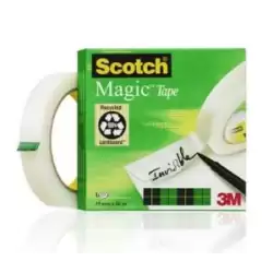 (7100027117) SCOTCH MAGIC CINTA ADHESIVA INVISIBLE 810 ROLLO 19MM X 66M CAJA INDIVIDUAL
