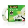 (7100027117) SCOTCH MAGIC CINTA ADHESIVA INVISIBLE 810 ROLLO 19MM X 66M CAJA INDIVIDUAL
