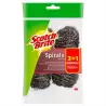 (i53) SCOTCH BRITE ESTROPAJO DE ACERO 3+1