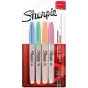 (2065402) SHARPIE MARCADOR PERMANENTE FINE PUNTA REDONDA 0.9MM C/SURTIDOS PASTEL BLÍSTER 4 UD