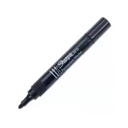 (S0192584) SHARPIE MARCADOR PERMANENTE NEGRO M15 PUNTA REDONDA 12 UD