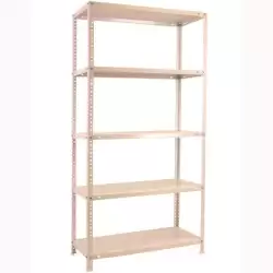 (202100015188045) SIMONRACK KIT ADVANTAGE MINI 5/400 ESTANTERÍA METÁLICA TORNILLOS 5 BALDAS/75KG 180X80X40CM BLANCO