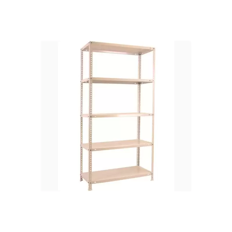 (202100015188045) SIMONRACK KIT ADVANTAGE MINI 5/400 ESTANTERÍA METÁLICA TORNILLOS 5 BALDAS/75KG 180X80X40CM BLANCO