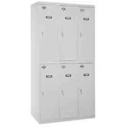 (8435104935095) SIMONRACK TAQUILLA METÁLICA SIMONLOCKER PROF. MON. TANDEM 3/6 300 (900) 180X90X50CM GRIS