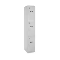 (8435104935125) SIMONRACK CASILLERO METÁLICO SIMONLOCKER 3P MONOBLOQUE 1/3 1800X300X500 GRIS