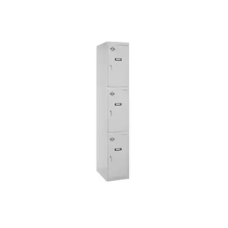 (8435104935125) SIMONRACK CASILLERO METÁLICO SIMONLOCKER 3P MONOBLOQUE 1/3 1800X300X500 GRIS