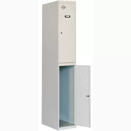 (90233W1230) SIMONRACK TAQUILLA METÁLICA SIMONLOCKER 2P MONOBLOQUE 180X50X30CM GRIS