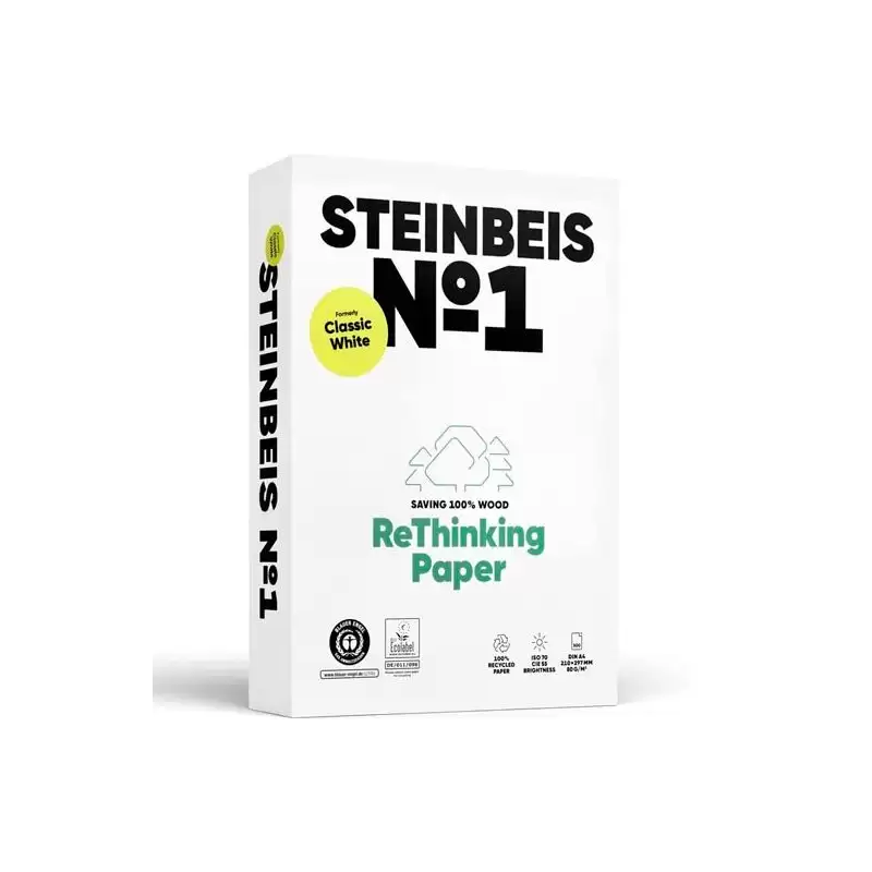 (STEINBEIS VIRTUAL) PAPEL DIN A4 80GR RECICLADO -300U-
