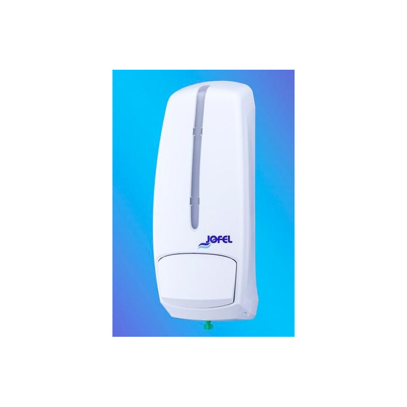 (AC96000) JOFEL DISPENSADOR DE JABON / HIDROALCOHOL SMART RELLENABLE 1L ABS BLANCO