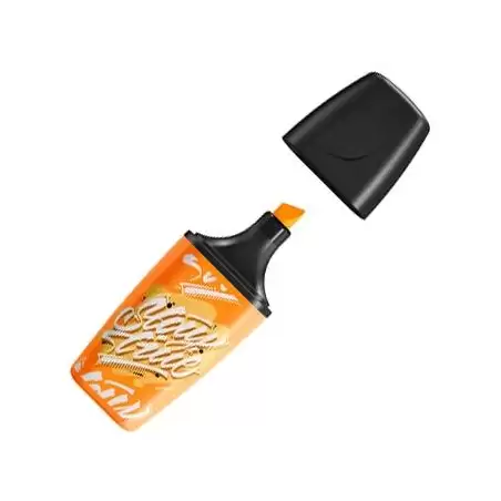 (07/54-10) STABILO MARCADOR FLUORESCENTE BOSS MINI "STAY TRUE" NARANJA CAJA 10 UD