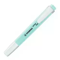 (275/111-8) STABILO MARCADOR FLUORESCENTE SWING COOL PASTEL AZUL NUBLADO CAJA 10 UD